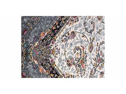 تصویر فرش پاتریس طرح پیچک رنگ کرم 1200 شانه